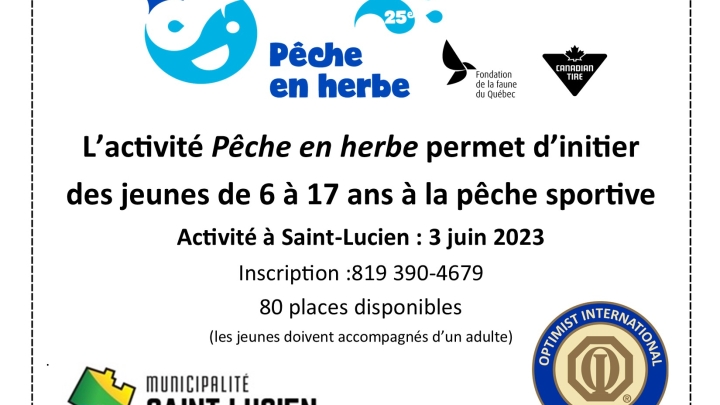Activité Pêche en Herbe 3 juin 2023