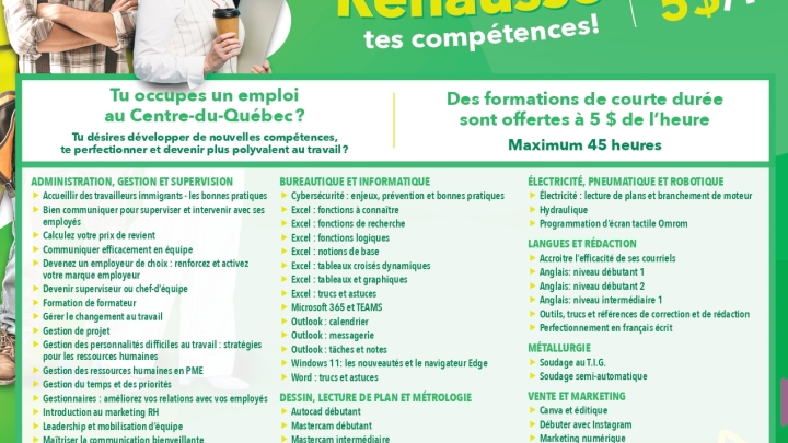 Centré sur mes compétences!