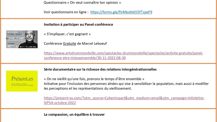 Table régionale de concertation des personnes aînées du centre-du-Québec