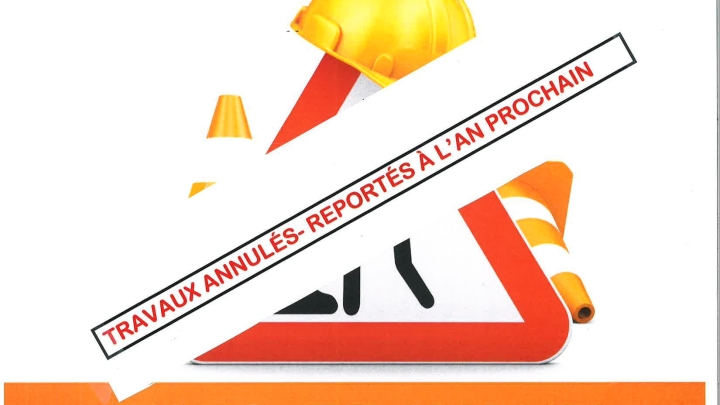 TRAVAUX REPORTÉS À L'AN PROCHAIN -Travaux dans le 7e Rang à St-Cyrille du 5 au 7 septembre 2023- Rang fermé entre la route 122 et le route des Rivières