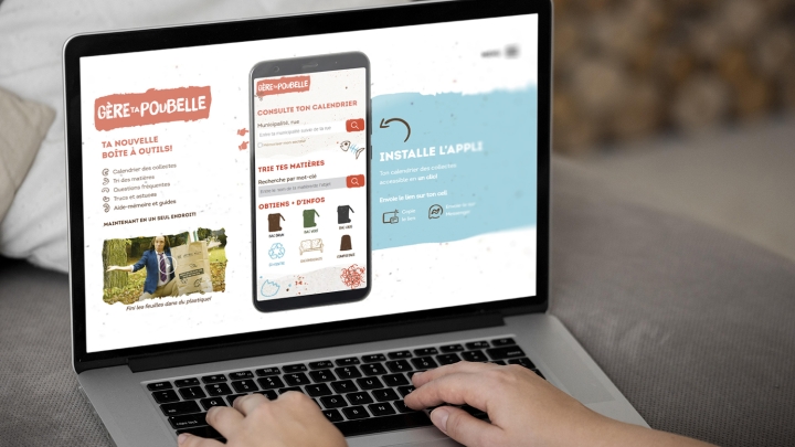 Nouvelle application ¨Gère ta poubelle