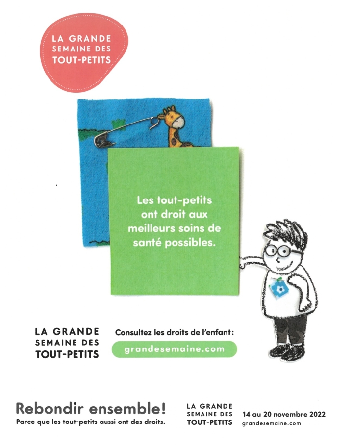 Semaine des Tout-Petits 14 novembre 2022