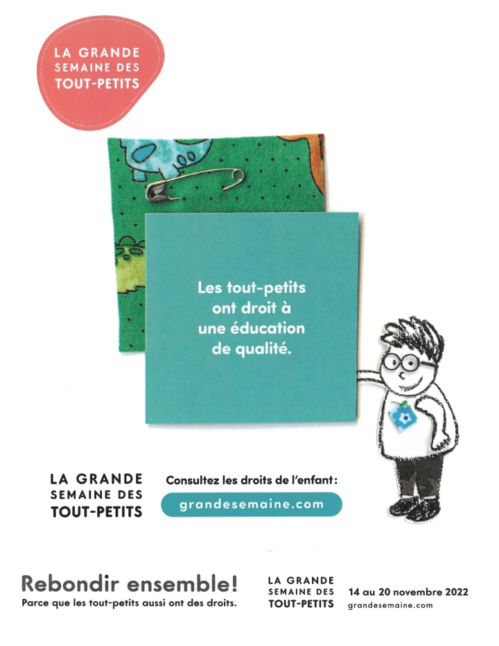Semaine des Tout-Petits 15 novembre 2022