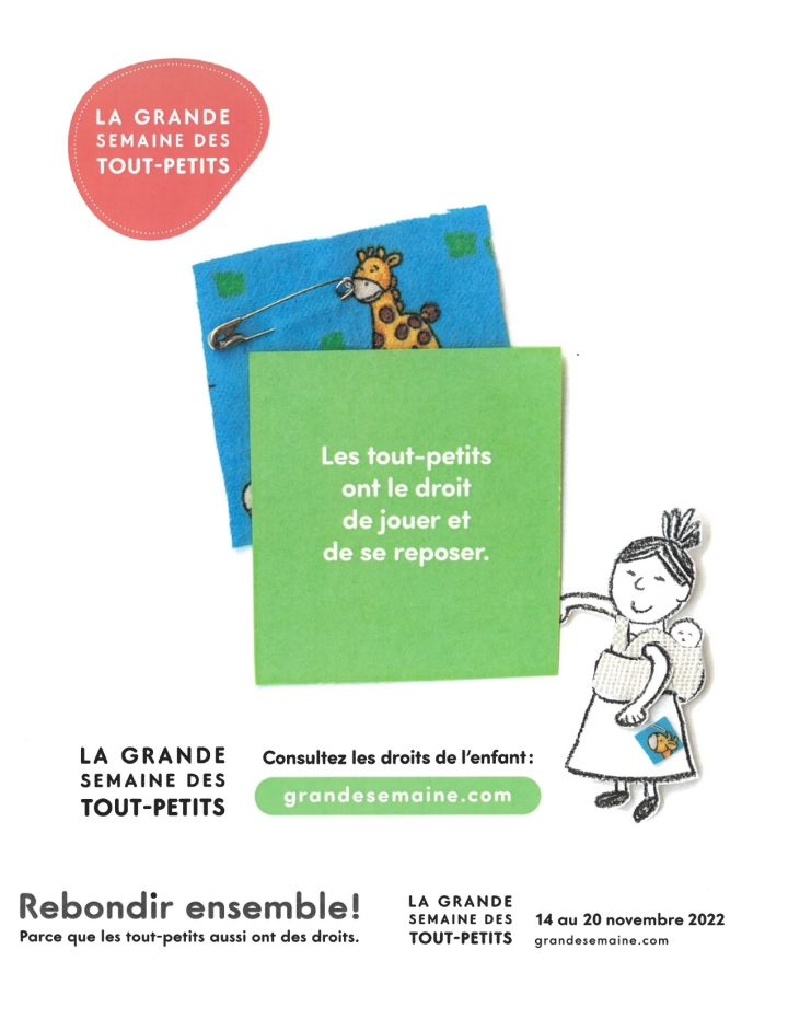 Semaine des Tout-Petits 19 novembre 2022