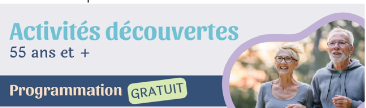 Activités découvertes 55 ans et +