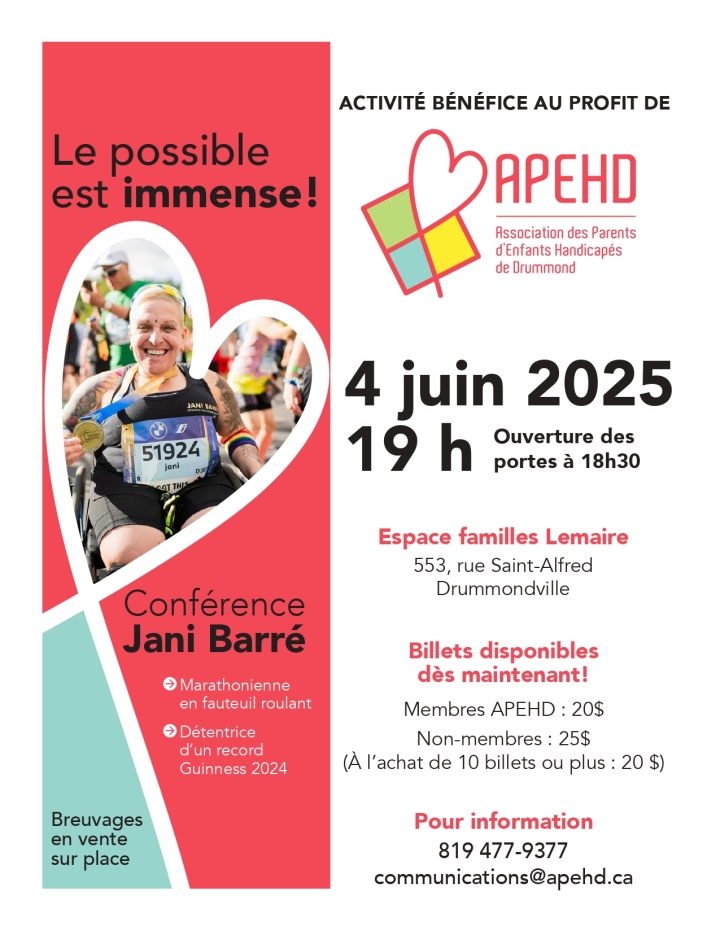 APEHD- Conférence Jani Barré le 4 juin 2025