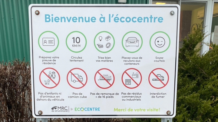 ÉCOCENTRE- horaire d'hiver