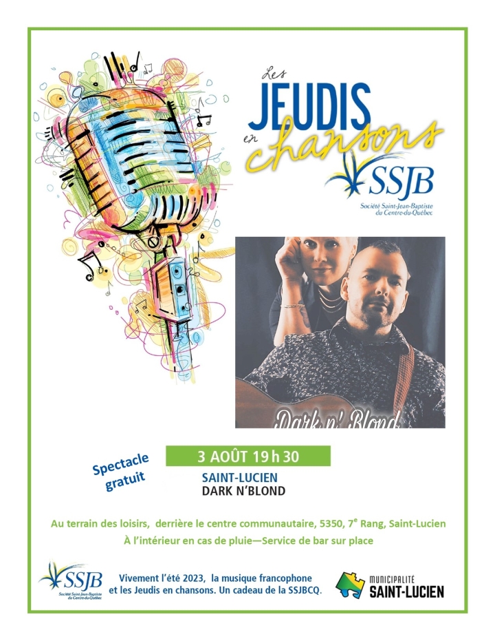 Jeudis en chansons - 3 août 2023