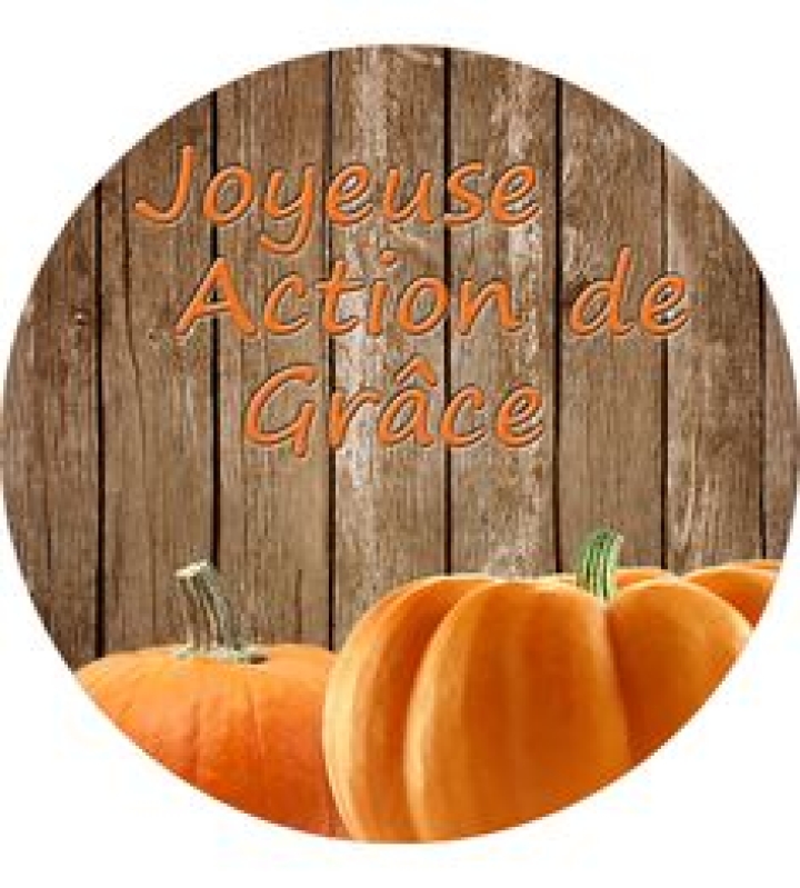 Congé Action de Grâce